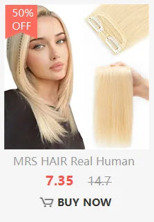 MRS HAIR Human Hair Buns Chignon Ponytail Hairpiece Updo Donut Real Hair Extensions Flexible Elastic Band Brown Blond